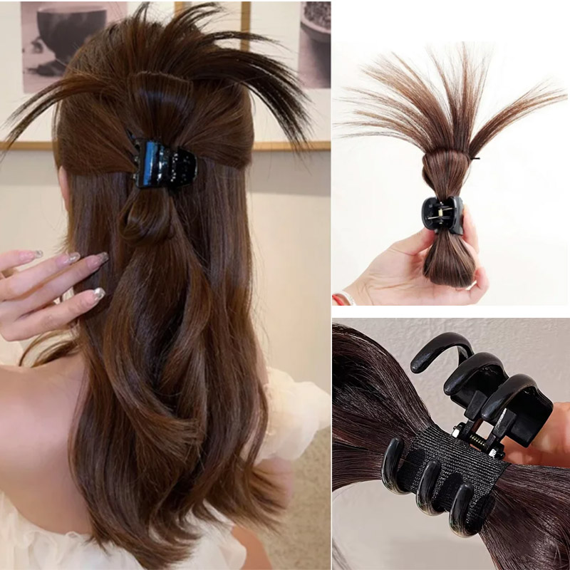 Synthetic  Women Half-tie Hair - Feather Shuttlecock review and price